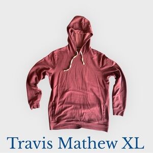 Travis Mathew Cloud Hoodie Maroon